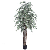 Vickerman Artificial Variegated Smilax Extra Full Series, 6'