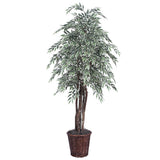 Vickerman Artificial Variegated Smilax Extra Full Series, 6'