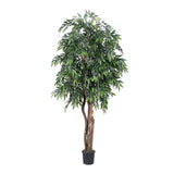 Vickerman Artificial Green Smilax Extra Full Series, 6'