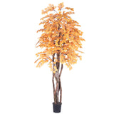 Vickerman Artificial Golden Aspen Executive Tree, 6'