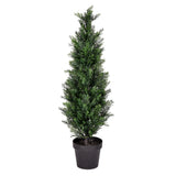 Vickerman Artificial Cedar Tree In Pot UV, 3', Unlit
