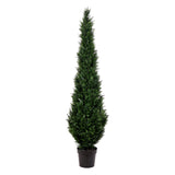 Vickerman Artificial Cedar Tree In Pot UV, 7', Unlit