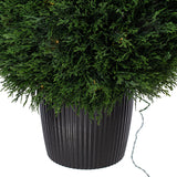 Vickerman Cedar Teardrop Shaped Bush