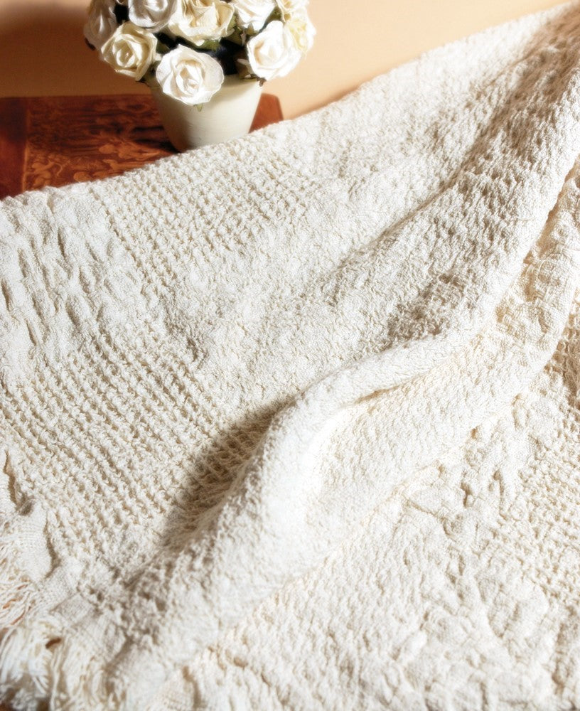 Textured Block 2-Layer Throw By Manual Woodworkers & Weavers