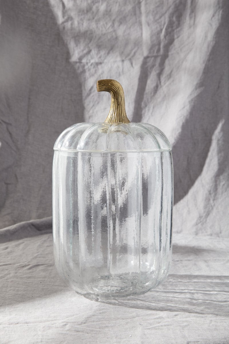 Translucent Pumpkin Terrarium By Accent Decor