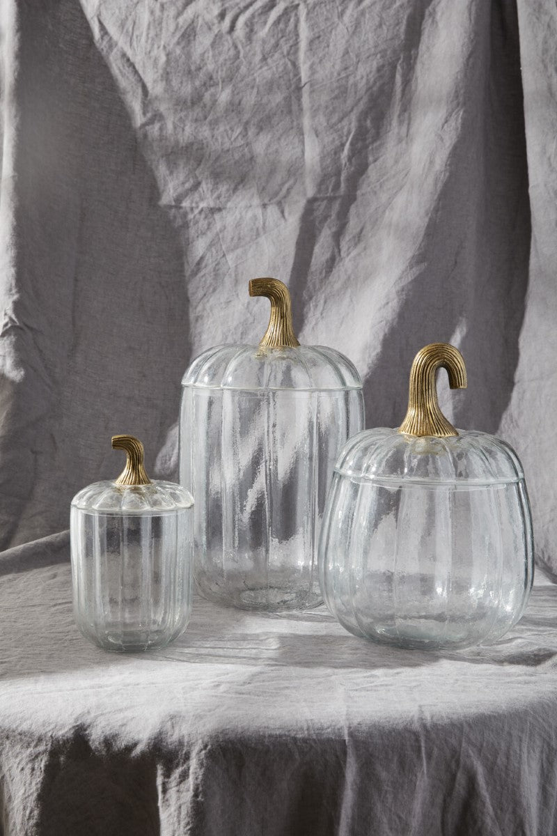 Translucent Pumpkin Terrarium By Accent Decor