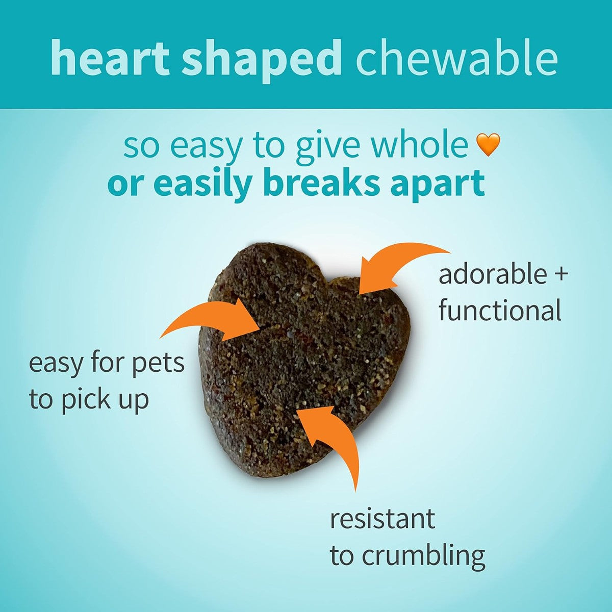 Treatibles Happy Tummy Probiotic for Dogs Soft Chewables, 5.3 oz, 60 Count - Digestive Support, Immune System, Gut Health