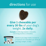 Treatibles Happy Tummy Probiotic for Dogs Soft Chewables, 5.3 oz, 60 Count - Digestive Support, Immune System, Gut Health