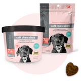 Treatibles Extra Strength with Salmon Oil 7 mg CBD for Dogs Soft Chewables