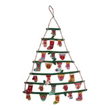Stitched Tree Advent Calendar By Accent Decor