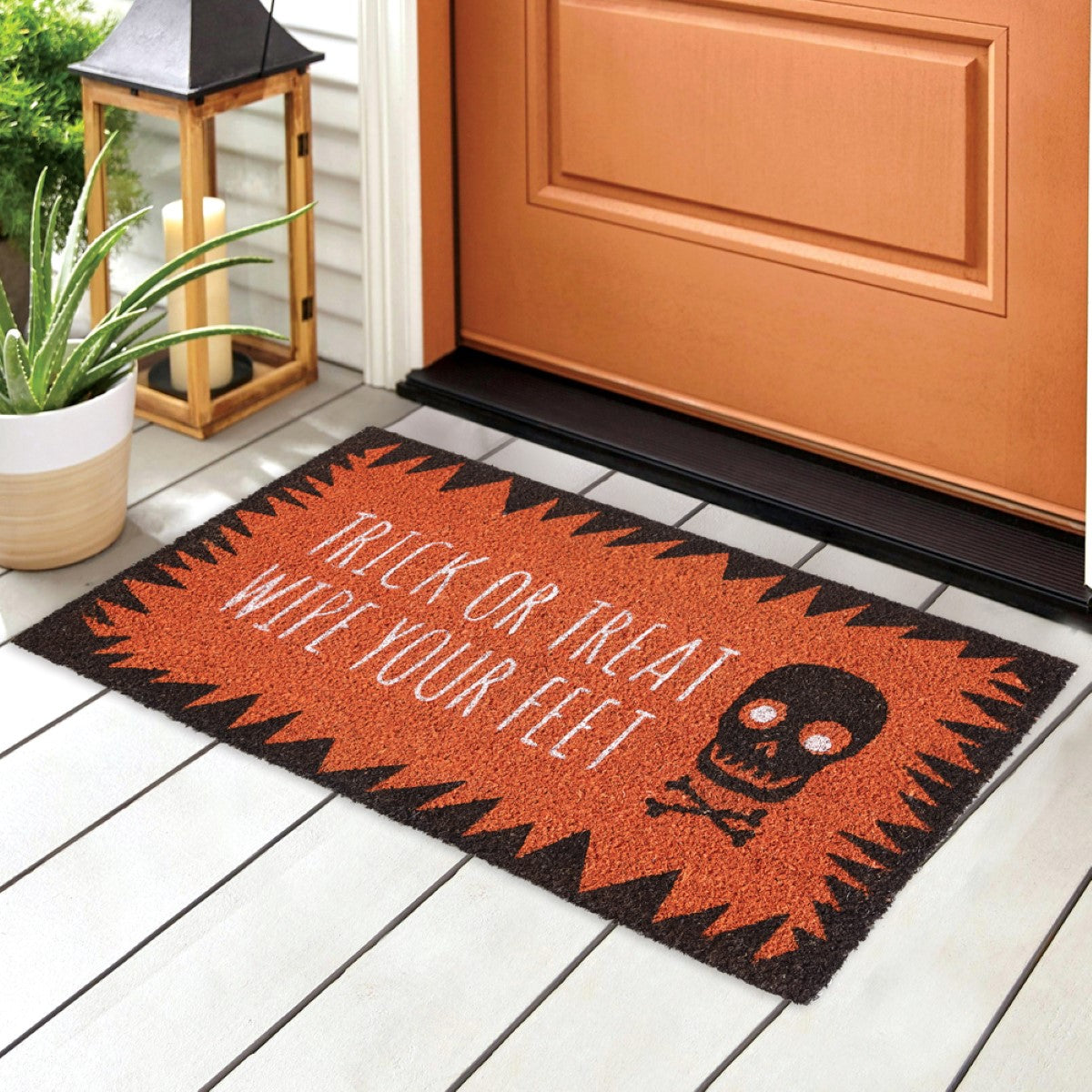 Trick-Or-Treat Wipe Your Feet Doormat By CTW Home Collection