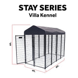 Lucky Dog STAY Series Villa Kennel (4'x8'x6')