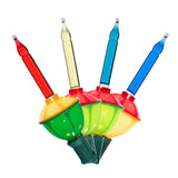 Vickerman Glitter Bubble Light Set, Multi-Colored
