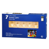 Vickerman Glitter Bubble Light Set, Clear
