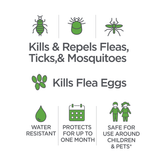 Vetality Naturals Flea & Tick Topicals for Cats, 3 Doses