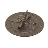 Whitehall Dragonfly Sundial, French Bronze