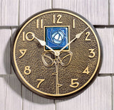 Whitehall Dard Hunter Rose 12″ Indoor Outdoor Wall Thermometer