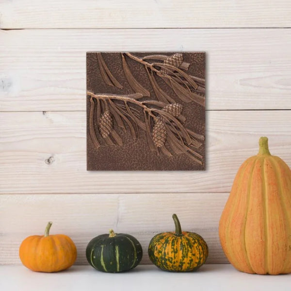 Whitehall Products Whitehall Pinecone Wall Decor, Antique Copper