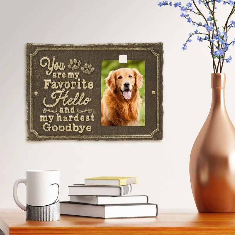 Whitehall My Favorite Hello Pet Photo Wall Plaque (7 Styles Available)