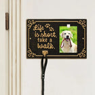 Whitehall Life is Short Take a Walk Wall Plaque with Photo Clip and Leash Hook (7 Styles Available)