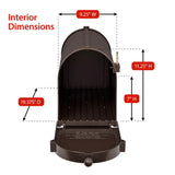 Whitehall Products Aluminum Capital Mailbox (4 Colors)