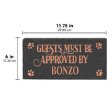 Whitehall Products Pet Approved Personalized Etched Wall Slate Sign (4 Styles)
