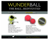 Wacky Walk'r Wunderball Indestructible Fetch Dog Toy, 12 Count - 4 Sizes Available