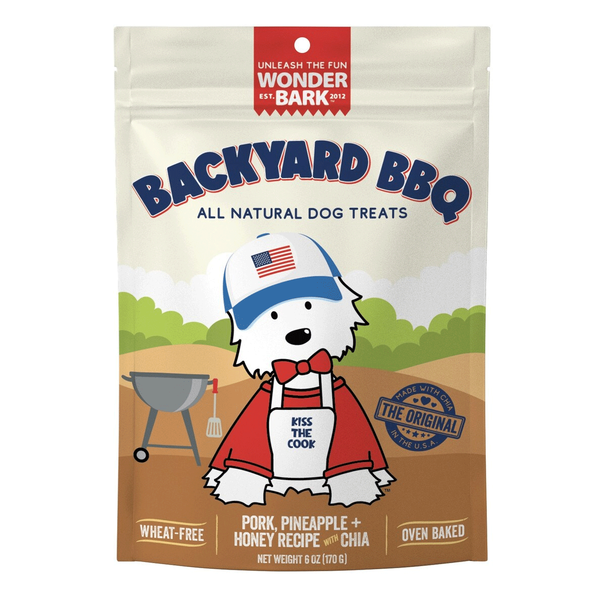 Wonder Bark Everydays Backyard BBQ Dog Treats, 6 oz