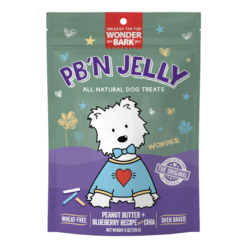 Wonder Bark Everydays PB N Jelly Dog Treats, 6 oz