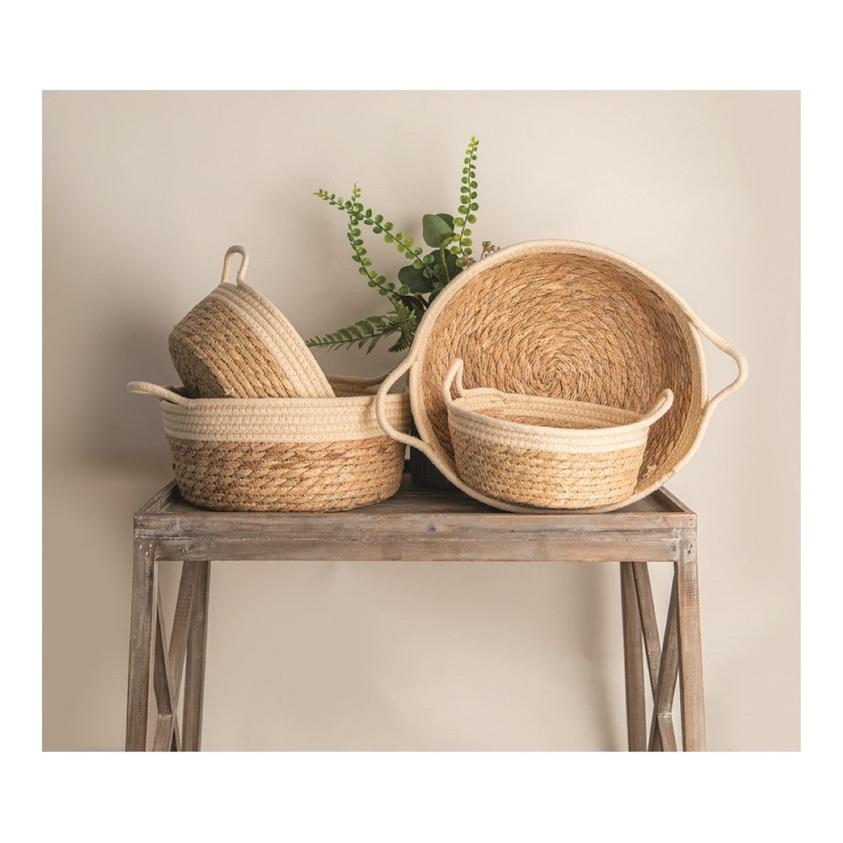 Woven Basket (Set of 4) By Manual Woodworkers & Weavers