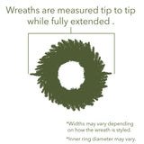 Vickerman Artificial Cheyenne Pine Wreath