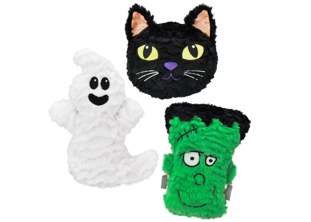 Multipet Halloween Wrinkleez Squeaker Plush Dog Toy