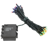Vickerman Battery-Operated 2mm Wide Angle LED Christmas Light Set, 50 Lights, Multi-Colored
