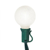 Vickerman Iced G40 LED Light Set, Pure White