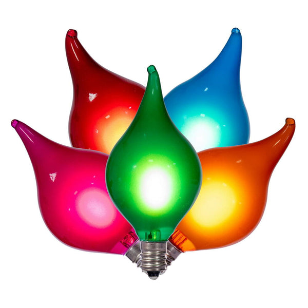 Vickerman Vickerman G45 Flame Tip Glass LED Light Set
