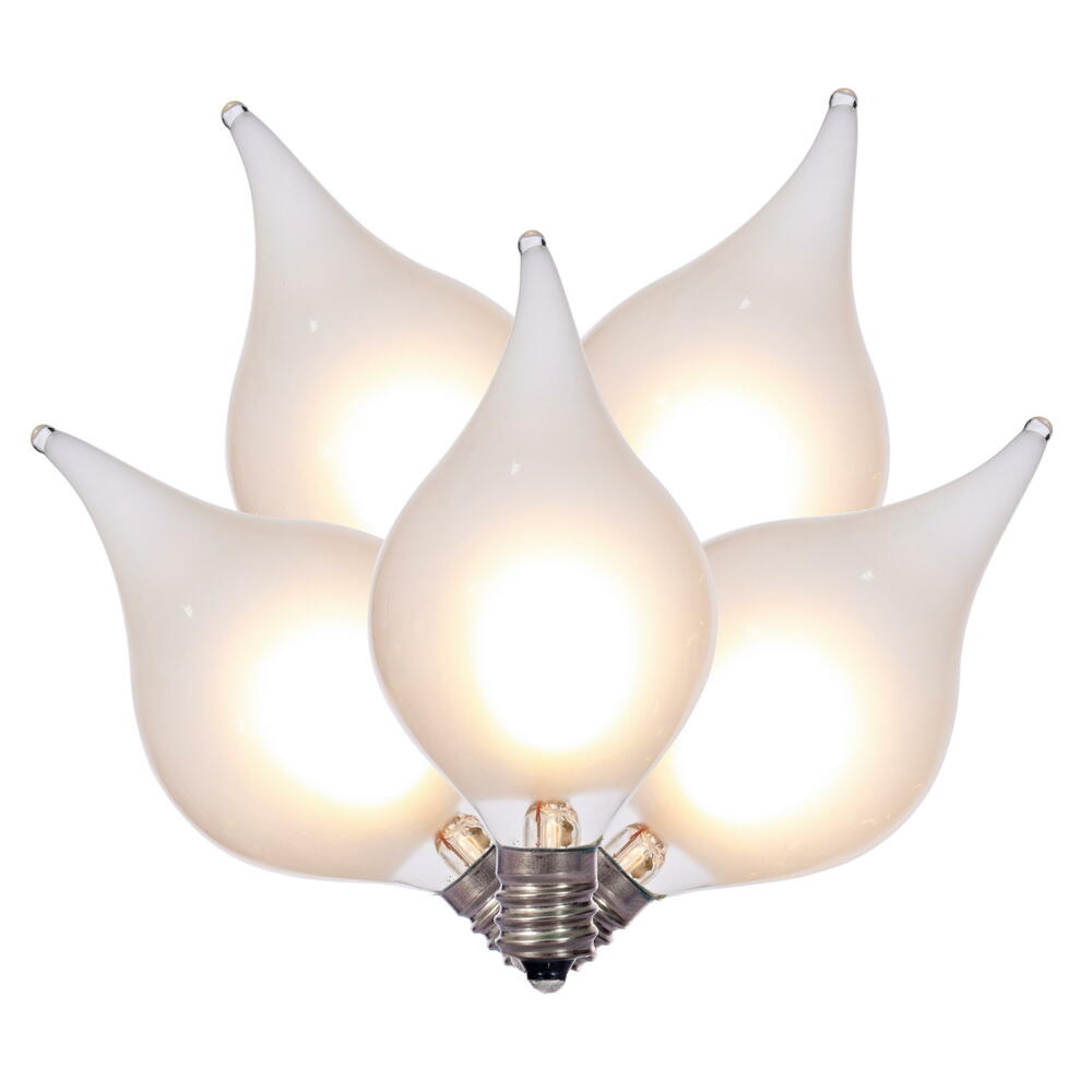 Vickerman G45 Flame Tip Glass LED Light Set, Warm White