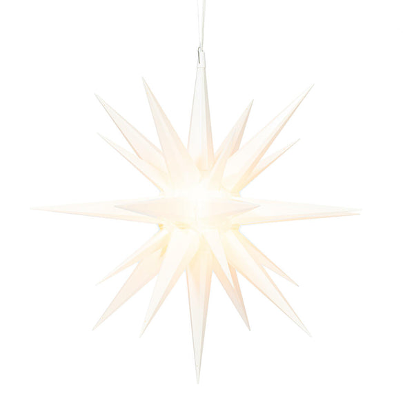 Vickerman Vickerman 25" Deluxe LED White Moravian Star Tree Topper