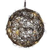 Vickerman LED Rattan Ball Light Set