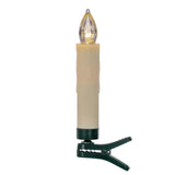 Vickerman Battery-Operated Clip-On Candle Lights, 10 Lights