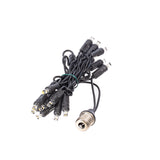 Vickerman E17 5mm Wide Angle Color-Changing LED Light Drop, 16 Lights, 48", Black Wire