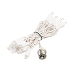 Vickerman E17 5mm Wide Angle Color-Changing LED Light Drop, 20 Lights, 60", White Wire