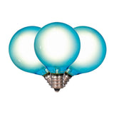 Vickerman G40 Glass Filament LED Light Set, Blue