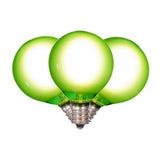 Vickerman G40 Glass Filament LED Light Set, Green
