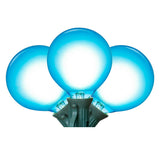 Vickerman G50 Glass Filament LED Light Set, Blue