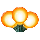 Vickerman G50 Glass Filament LED Light Set, Amber