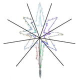 Vickerman 3-D White Bethlehem Star Tree Top, LED Lights, 36", RGB Warm White 5mm LED