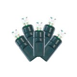 Vickerman 70-Light Color-Changing Coaxial Wide Angle LED Light Set, 23', Green Wire, 70 Lights, 23'