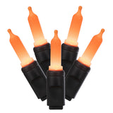 Vickerman 50-Light T5 Mini LED Christmas Light Set, 16', Orange