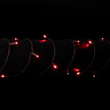 Vickerman 50-Light Stretchable Coaxial Wide Angle LED Christmas Light Set, Brown Wire