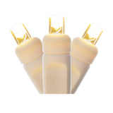 Vickerman 50-Light Twinkle Wide Angle LED Christmas Light Set, 25', White Wire, 50 Lights, 25'